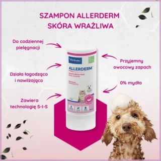 Virbac Allerderm Szampon Dla Psów I Kotów Do Skóry Wrażliwej 250ml Virbac