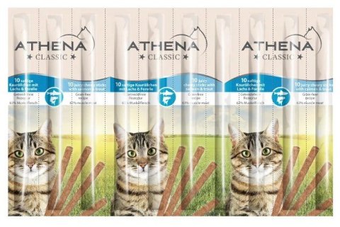 Athena Soczyste Pałeczki do Żucia z Łososiem i Pstrągiem 50g (10 szt.) Athena Classic