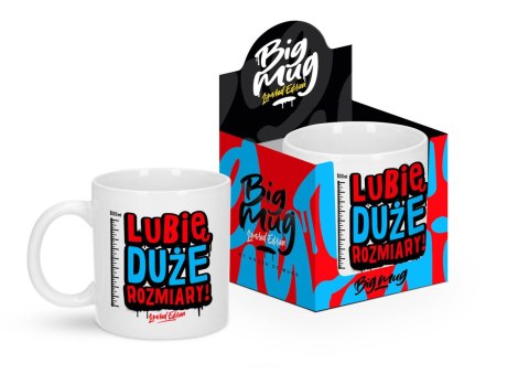 BIG MUG - Kubek 800ml - Lubie duże rozmiary House of Mugs