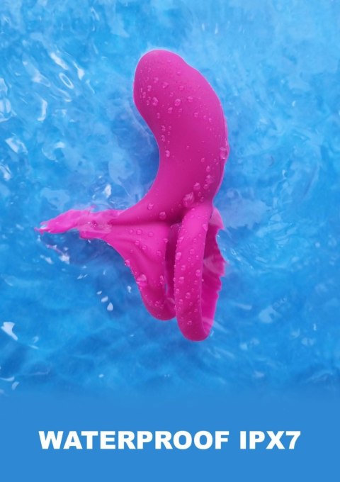 Couples Stimulator Ring Fuchsia Xocoon