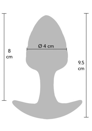 Crystal Butt Plug Medium TOYJOY