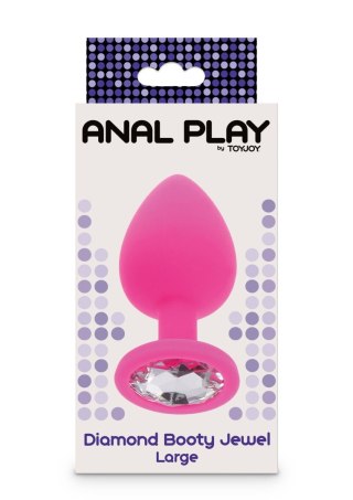 Diamond Booty Jewel Large Pink TOYJOY