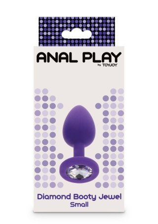 Diamond Booty Jewel Small Purple TOYJOY
