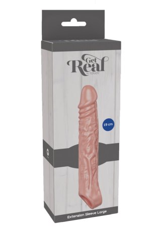 Extension Sleeve Large Light skin tone TOYJOY