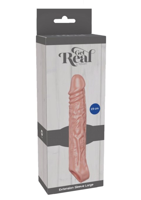 Extension Sleeve Large Light skin tone TOYJOY