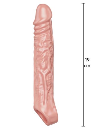 Extension Sleeve Large Light skin tone TOYJOY