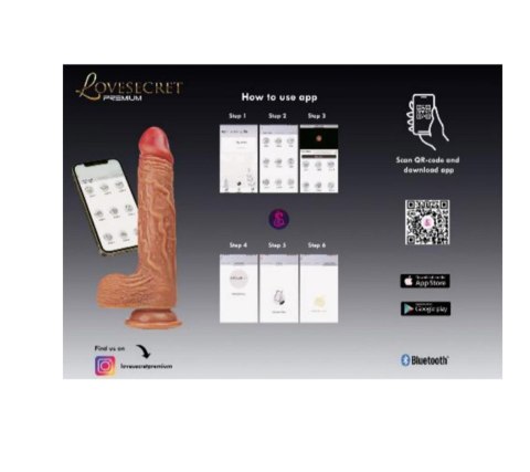 Lovesecret Premium Realistic Vibrator App Function Lovesecret