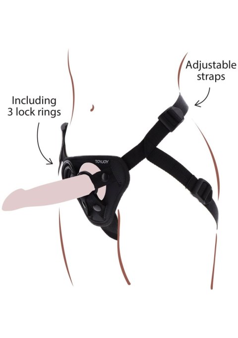 Strap-On Harness Black TOYJOY