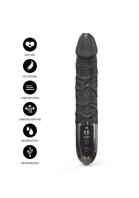 Anal Power Vibrator Black Hidden Desire
