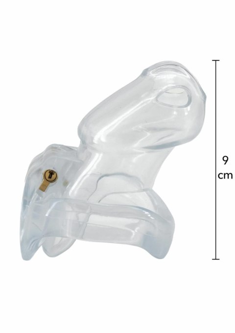 Clear Control Cock Cage Long Hidden Desire
