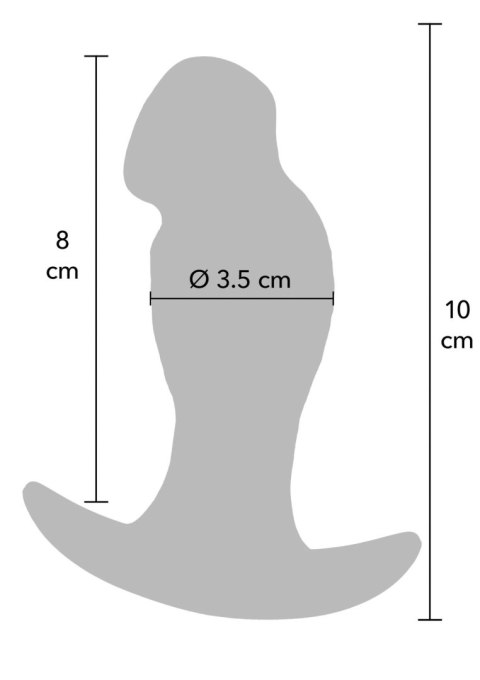 Realistic Buttplug Liquid Silicone 10 cm Hidden Desire