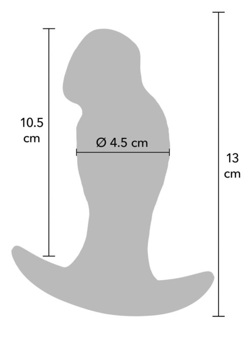 Realistic Buttplug Liquid Silicone 13 cm Hidden Desire