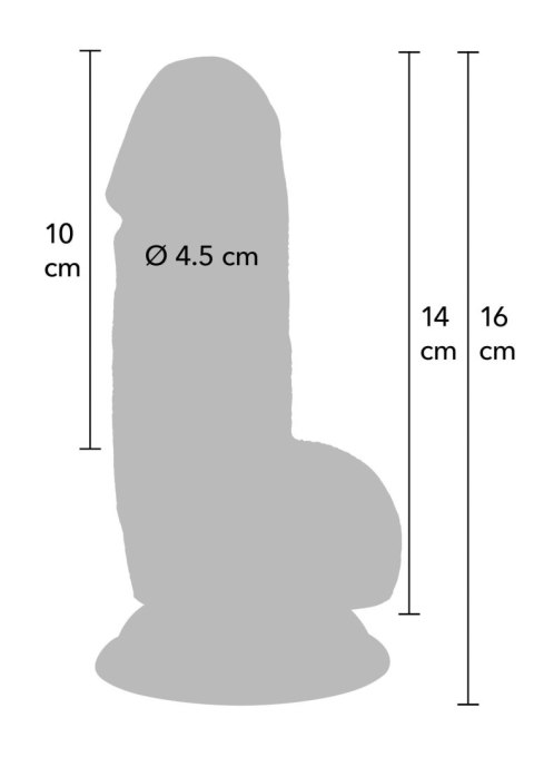 Realistic Dildo PVC 14 cm Hidden Desire