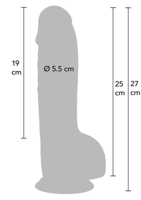 Realistic Dildo PVC 25 cm Hidden Desire
