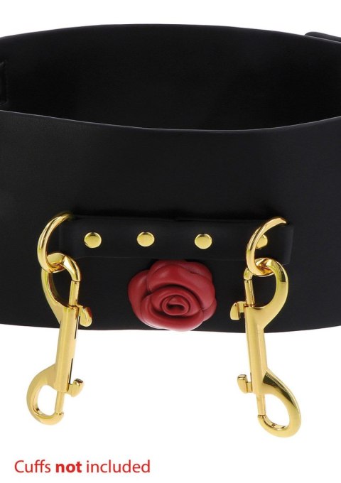 Wild Roses Bondage Belt Black Taboom