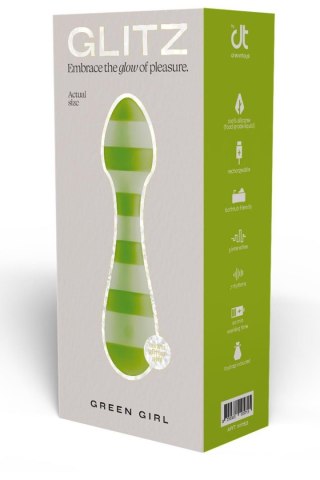 GLITZ GREEN GIRL TRAVEL WAND MASSAGER Dreamtoys