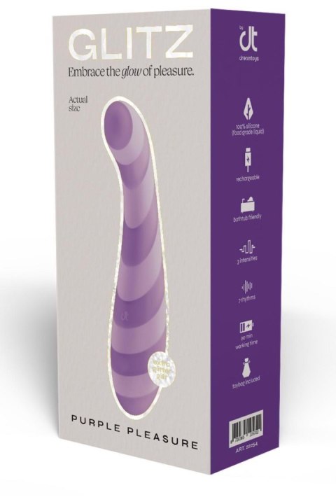 GLITZ PURPLE PLEASURE G-SPOT VIBRATOR Dreamtoys