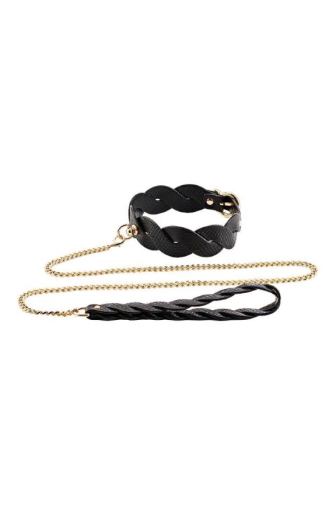 GUILTY PLEASURE LUNAR BRAIDED LEASH AND COLLAR Guilty Pleasure BDSM
