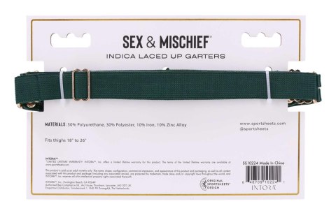 Laced Up Garters Sportsheets