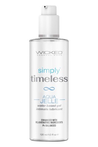 WICKED SIMPLY TIMELESS AQUA JELLE LUBRICANT 120ML Wicked Sensual Care