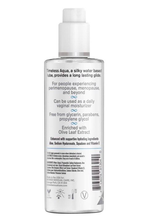 WICKED SIMPLY TIMELESS AQUA LUBRICANT 120ML Wicked Sensual Care