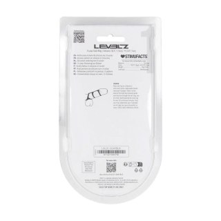 3 Loop Silicone Cockring - Black Levelz by Shots
