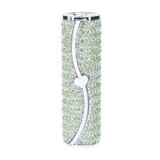 Candy - Lipstick Vibrator with 4 Attachments - Green Loveline