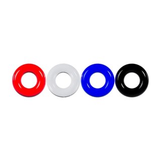 Cockring Set of 4 - Multicolor Levelz