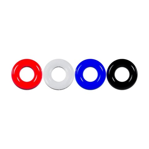 Cockring Set of 4 - Multicolor Levelz
