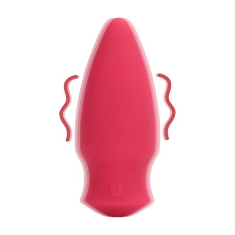 Cone Shaped Bullet Vibrator - Blushing Red Loveline