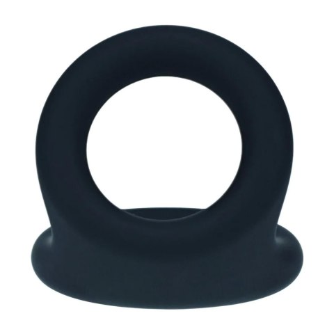 Double O Silicone Cockring - M - Black Levelz by Shots