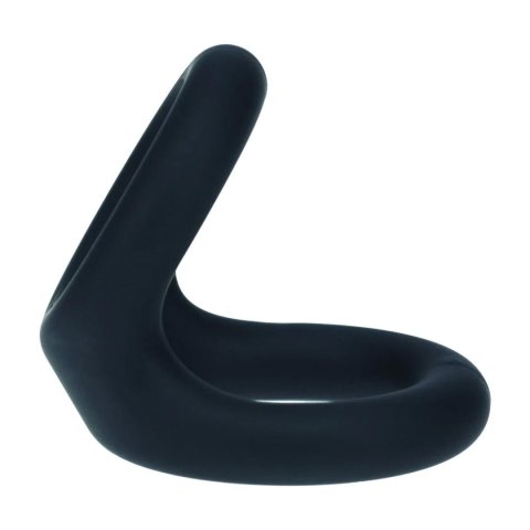 Double O Silicone Cockring - S - Black Levelz by Shots