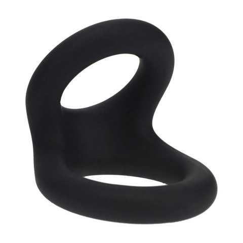 Double O Silicone Cockring - S - Black Levelz by Shots
