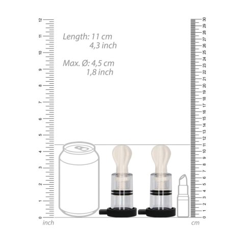 E-Stimulation Bi-Polar Nipple Suckers ElectroShock