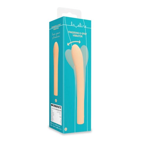 Fingering G-Spot Vibrator - Peach Fuzz Loveline