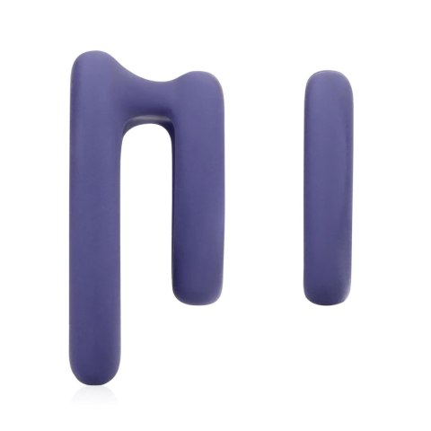 Heart Cockring Set - Violet Storm Loveline