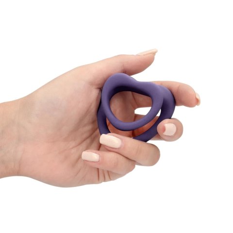 Heart Cockring Set - Violet Storm Loveline