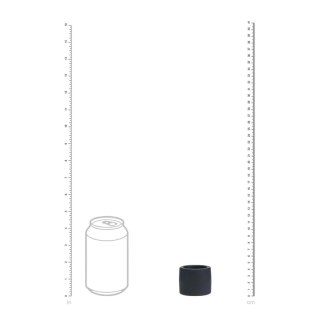 Liquid Silicone Ball Strap - L - 34mm - Black Levelz