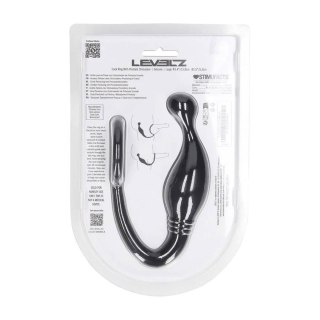 Silicone Cockring with Prostate Stimulator - L - Black Levelz