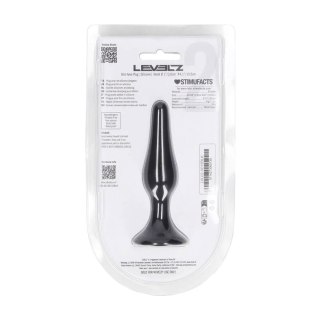 Slim Silicone Anal Plug - S - Black Levelz