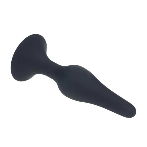 Slim Silicone Anal Plug - S - Black Levelz