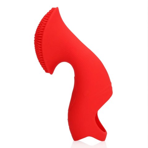 Textured Finger Vibrator - Sunrise Red Loveline
