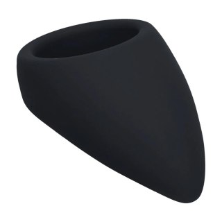 Teardrop Silicone Cockring - Black Levelz