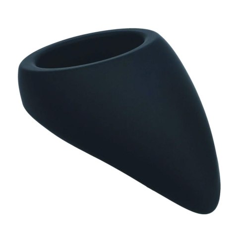Teardrop Silicone Cockring - Black Levelz