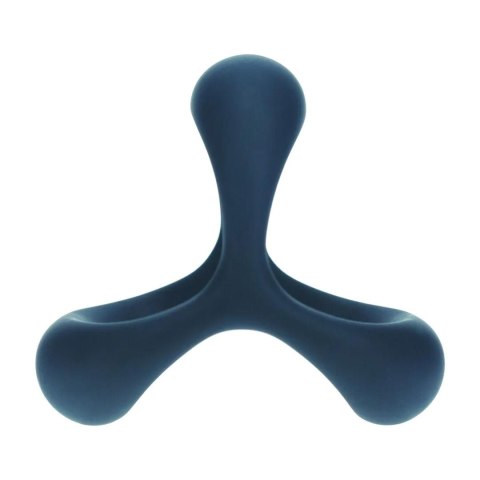 Tri O Ergo Silicone Cockring - Black Levelz
