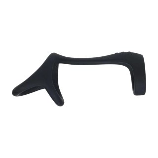 Tri O Silicone Shaft Cock and Ball Ring - Black Levelz