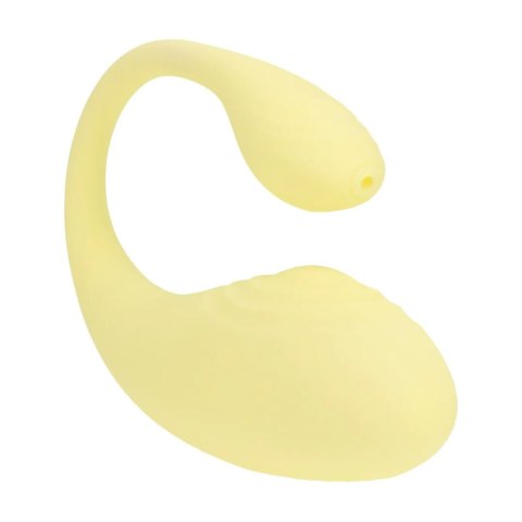 Vibrating G-Spot Vibe with Remote Control - Yellow Loveline