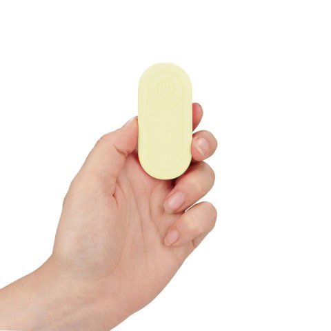 Vibrating G-Spot Vibe with Remote Control - Yellow Loveline