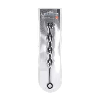 Waterdrop Silicone Anal Balls -M - 30mm - Black Levelz by Shots