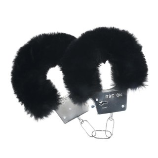 Classic Fluffy Handcuffs - Black Ouch!